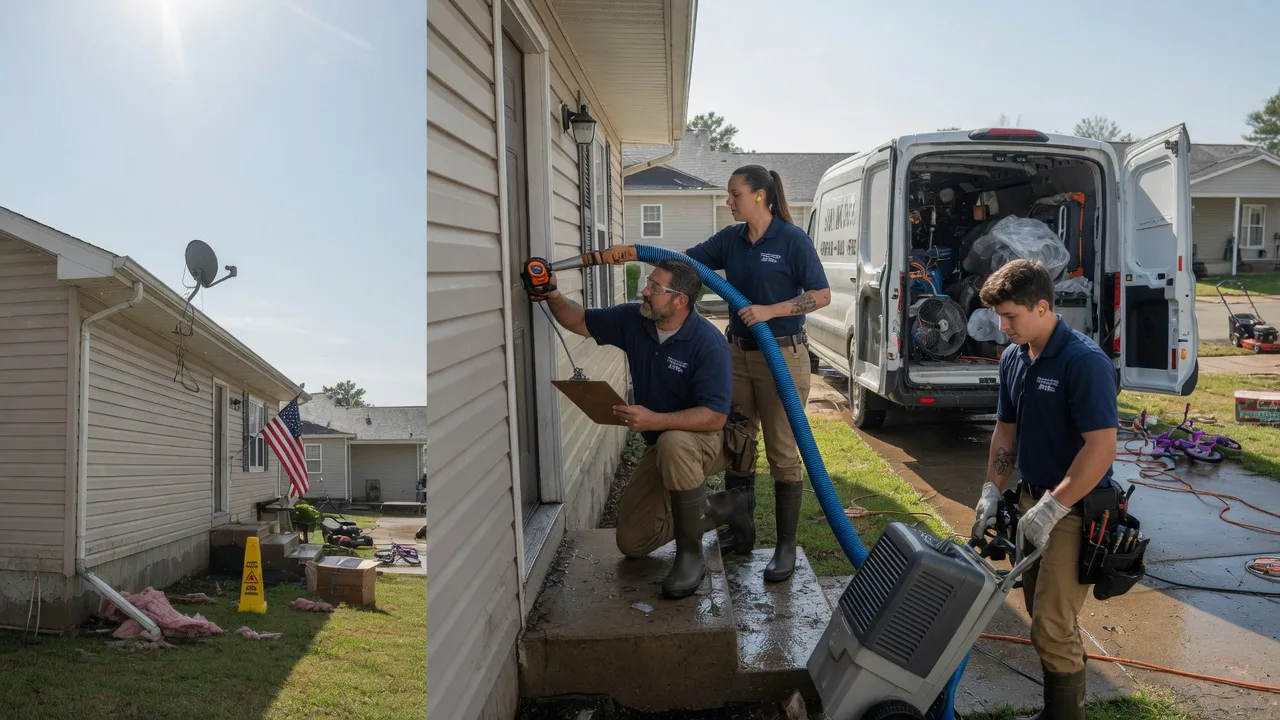 Ceiling Water Damage Restoration in Keithville, LA near me